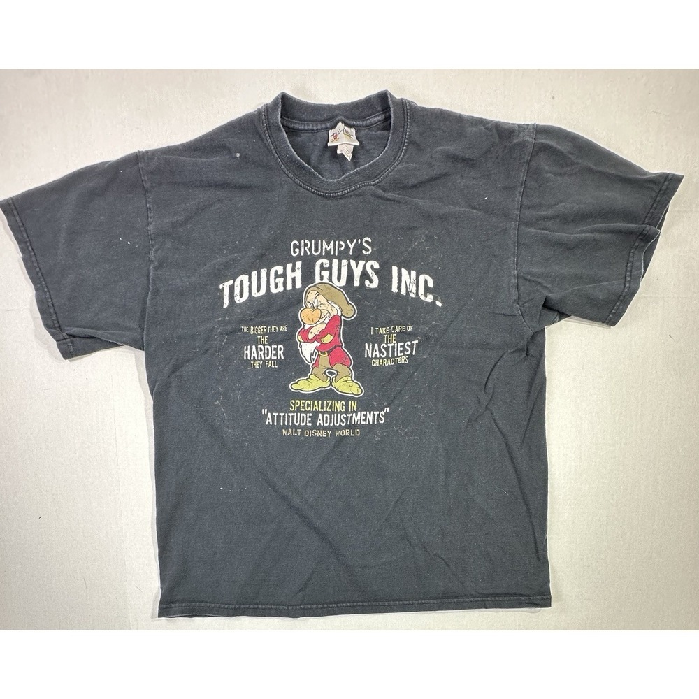 Grumpy's Tough Guys Inc. Black Graphic Tee - Walt Disney World